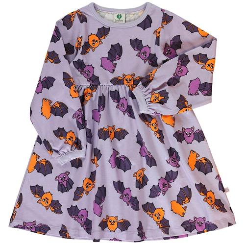 Småfolk Dress with bats  Orchid Petal 2-3 Y  Lilla  2-3 år  Piger