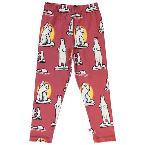 Småfolk Polar Bears Leggins Baroque Rose 1-2 Y  Lyserød  1-2 år  Piger