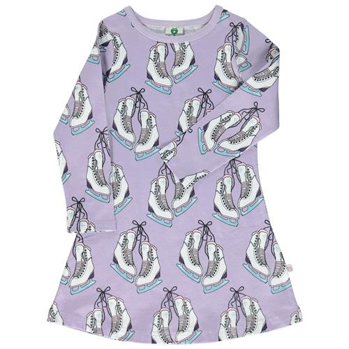 Småfolk Ice Skates Kjole Orchid Petal 1-2 Y  Lilla  1-2 år  Piger