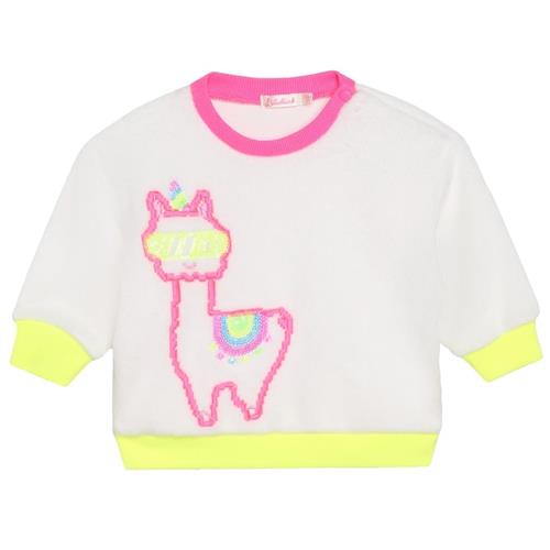 Billieblush Trøje Med Pailleter Cremefarvet 6 Months  Creme  6 måneder  Piger