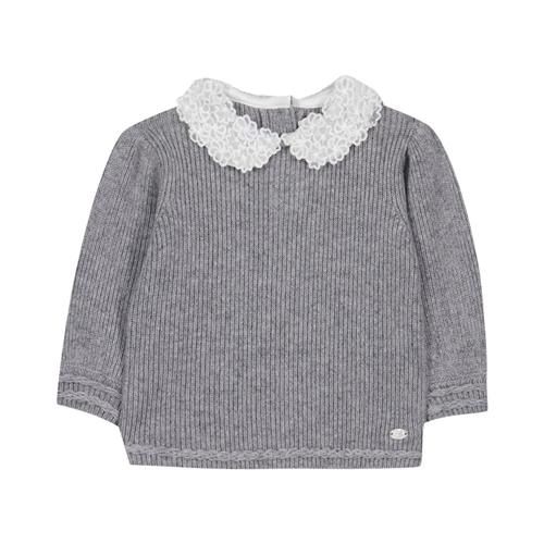 Tartine et Chocolat Uldtrøje Heather Grey 2 Y  Grå  2 år  Piger