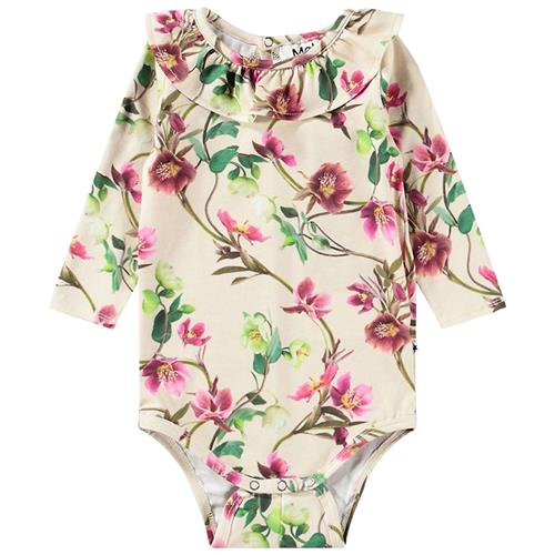 Molo GOTS Freya Babybody Hellebore 92 cm  Creme  92 cm  Piger