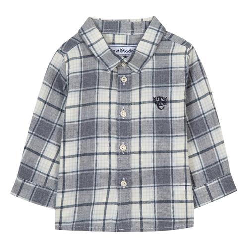 Tartine et Chocolat Heather Cotton Shirt Medium Heather Grey 6 months  Grå  6 måneder  Drenge