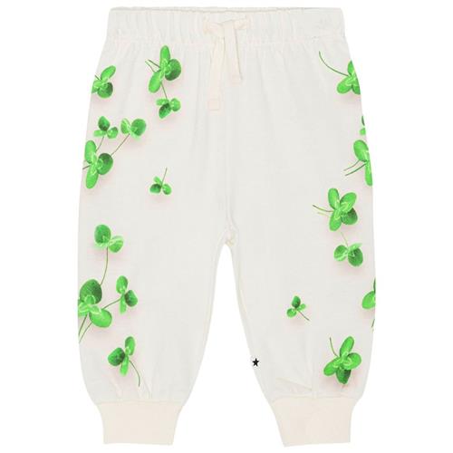 Molo GOTS Simeon Joggingbukser Clovers 86 cm  Beige  86 cm  Piger