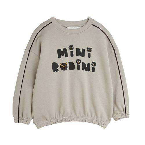 Mini Rodini Mini Rodini Cats Sweatshirt Grey Grey 116/122 cm  Grå  116/122 cm  Drenge, Piger