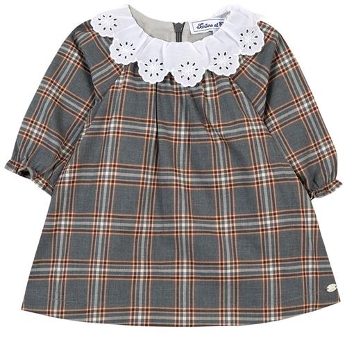 Tartine et Chocolat Kjole Heather Grey 18 months  Grå  18 måneder  Piger