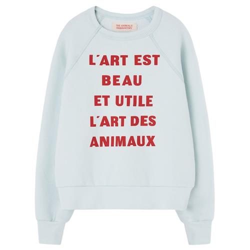 The Animals Observatory Shark Sweatshirt Soft Blue 3 Y  Blå  3 år  Drenge, Piger