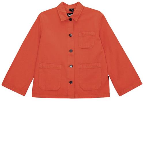 Molo Hellen Jakke Red Clay 116 cm  Rød  116 cm  Drenge, Piger
