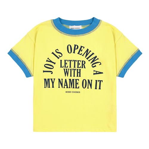 Bobo Choses Joy Is T-shirt Light Yellow 4-5 Y  Gul  4-5 år  Drenge