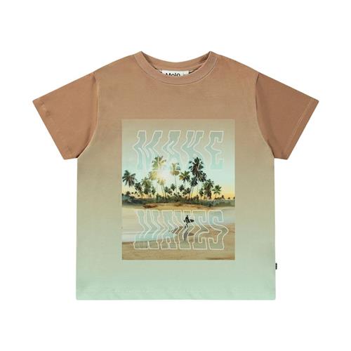 Molo Rame T-shirt Waves 98 cm  Brun  98 cm  Drenge