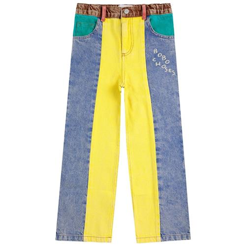 Bobo Choses Color Block Denim-bukser Multicolor 4-5 Y  Gul  4-5 år  Drenge