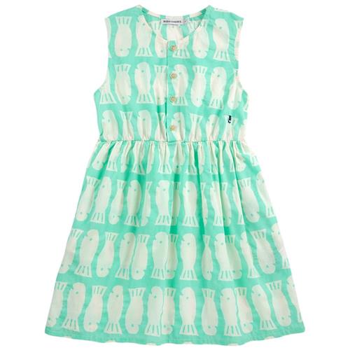 Bobo Choses Lucky Fish All Over Ærmeløs Kjole Light Green 4-5 Y  Grøn  4-5 år  Piger