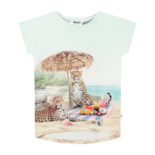 Molo Ragnhilde T-Shirts På Stranden 104cm  Beige  104 cm  Piger