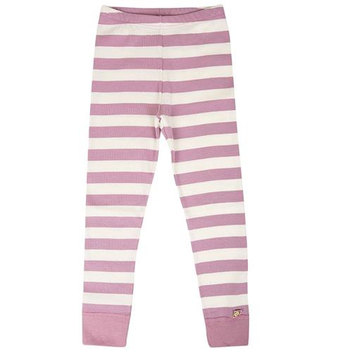Katvig Stribede Leggings Lyserød 104cm  Lyserød  104 cm  Piger