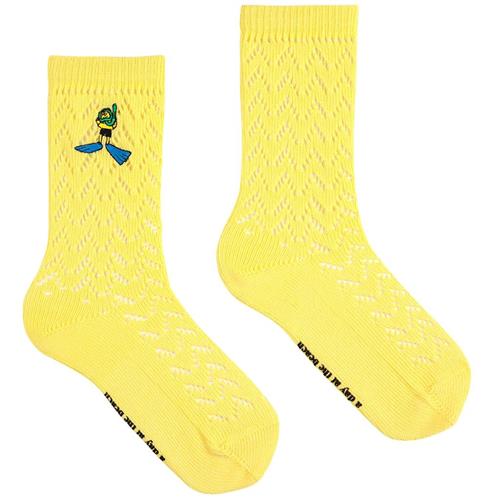 Bobo Choses Day At The Beach Lange Sokker Light Yellow 29-31 EU  Gul  29-31 EU  Drenge