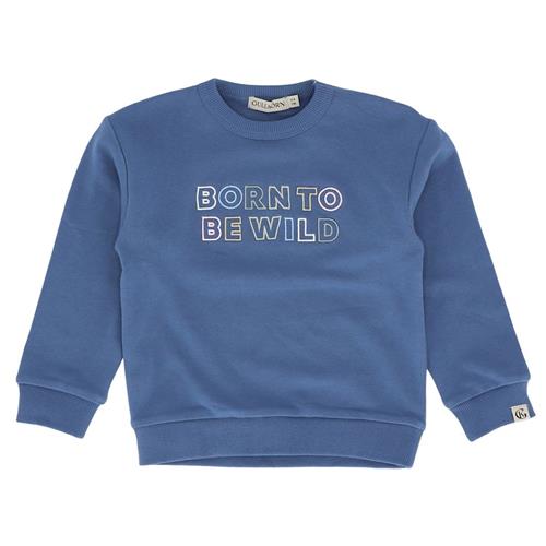 Gullkorn Born To Be Wild Sweater Blue Steel 86 cm  Blå  86 cm  Drenge, Piger