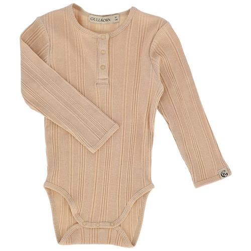 Gullkorn Jade Baby Body Beige 62 cm  Beige  62 cm  Drenge, Piger