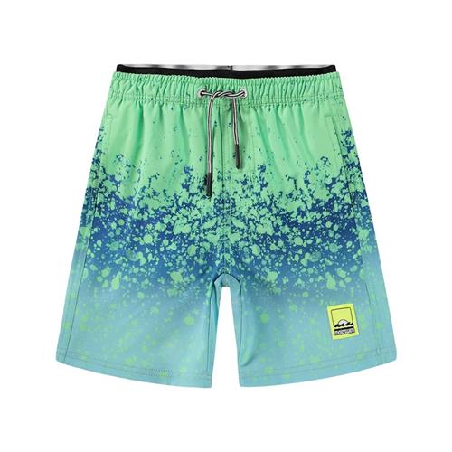 Molo Splash Pattern Neal Board Shorts 98/104 cm  Grøn  98/104 cm  Drenge, Piger