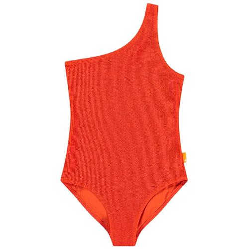 Molo Nai Solid Badedragt Strawberry Hot 122 cm  Rød  122 cm  Drenge, Piger