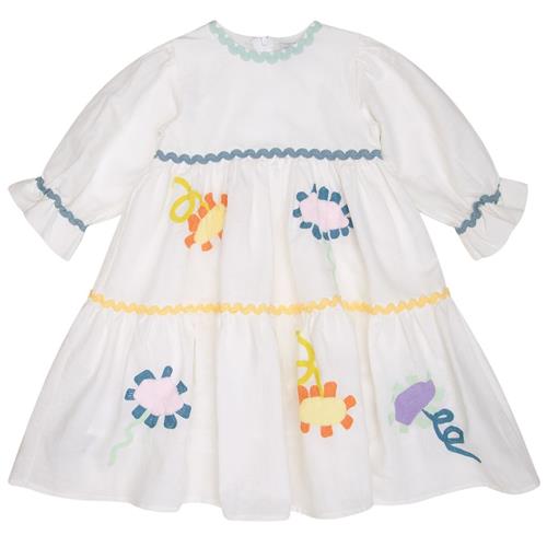 Stella McCartney Kids Kjole Med Broderi Elfenben 10 Y  Hvid  10 år  Piger