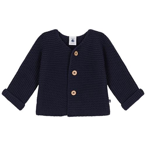 Petit Bateau Cardigan Navyblå 12 Months  Marineblå  12 måneder  Drenge, Piger