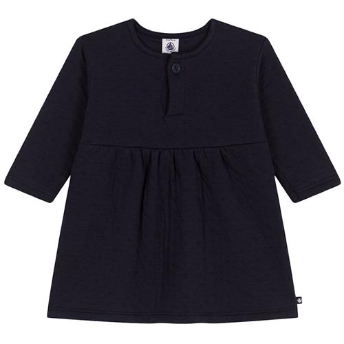 Petit Bateau Kjole Navyblå 6 Months  Marineblå  6 måneder  Piger