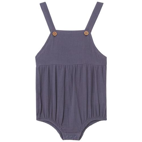 Buddy & Hope GOTS Måns Romper Blueberry 74/80 cm  Blå  74/80 cm  Drenge, Piger
