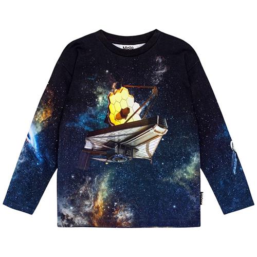 Molo GOTS Mountoo Sweatshirt Telescope 98 cm  Marineblå  98 cm  Drenge