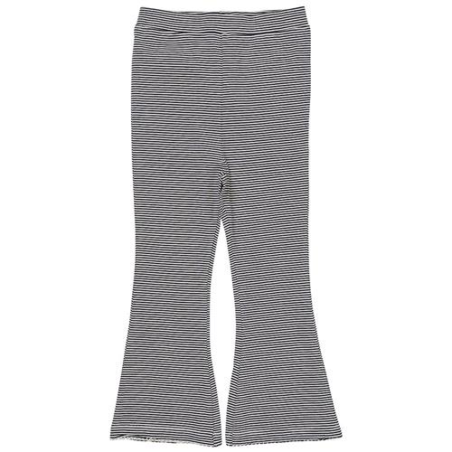 Copenhagen Colors Striped Flare Pant  Navy/Cream Stripe 128 cm  Marineblå  128 cm  Drenge, Piger