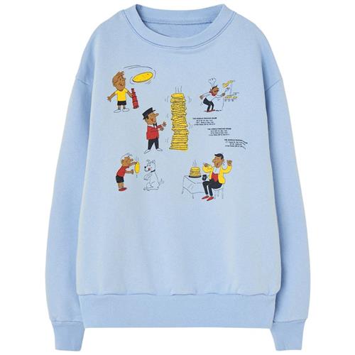 The Animals Observatory Bear Kid Sweatshirt Soft Blue 4 Y  Blå  4 år  Drenge, Piger