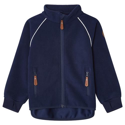 Kuling Livigno Vindfleece-jakke Navy  134 cm  Marineblå  134 cm  Drenge, Piger