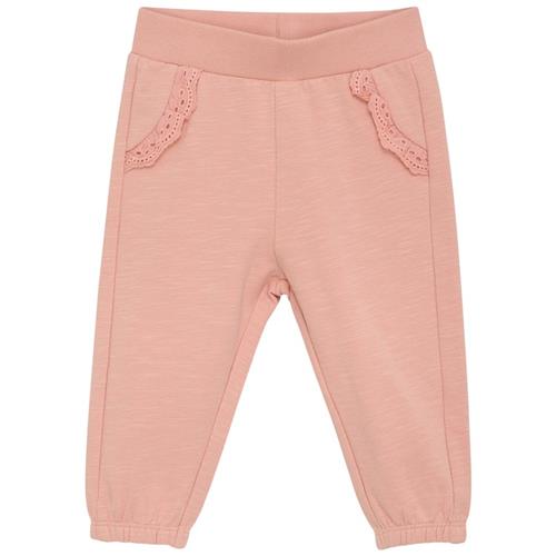 Minymo Baby Sweatpants Peach Beige 68 cm  Lyserød  68 cm  Piger