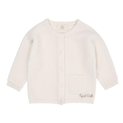 Copenhagen Colors Cashmere klassisk baby cardigan Cream 68 cm  Creme  68 cm  Drenge, Piger