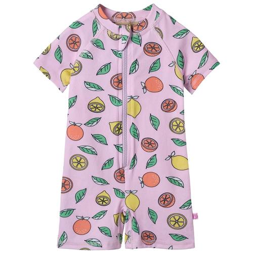 Småfolk Lemons And Oranges UV-dragt Pink Lavender 74 cm  Lyserød  74 cm  Piger