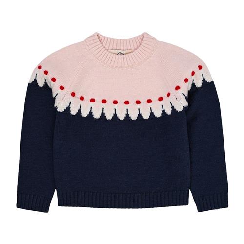 Copenhagen Colors Cupcake Classic Jumper Navy Combi 80 cm  Marineblå  80 cm  Drenge, Piger