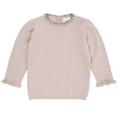 Copenhagen Colors Cashmere Bluse Beige 110 cm  Beige  110 cm  Drenge, Piger