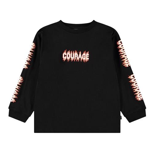 Molo Rube Long-Sleeved T-Shirt Black 110 cm  Sort  110 cm  Drenge