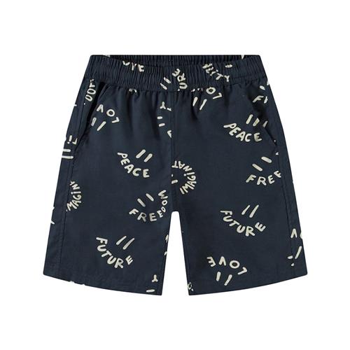 Molo Avart Shorts Smile Words 122 cm  Marineblå  122 cm  Drenge