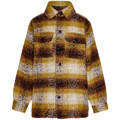Molo Hayes Ternet Skjortejakke Brilliance Mist 128 cm  Brun  128 cm  Drenge, Piger