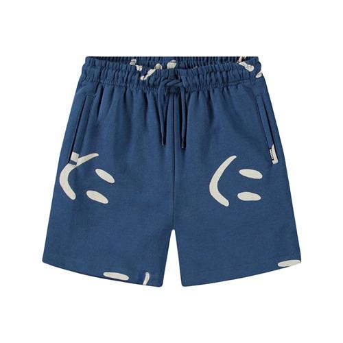 Molo Amil Soft Pants Big Smiles Blue 104cm  Blå  104 cm  Drenge