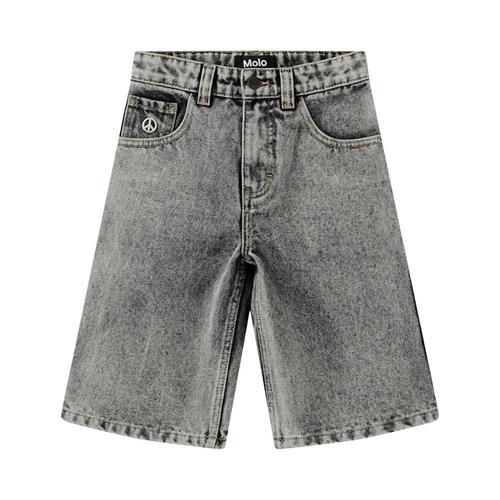 Molo Alpha Woven Shorts Grey Stonewash 116 cm  Grå  116 cm  Drenge
