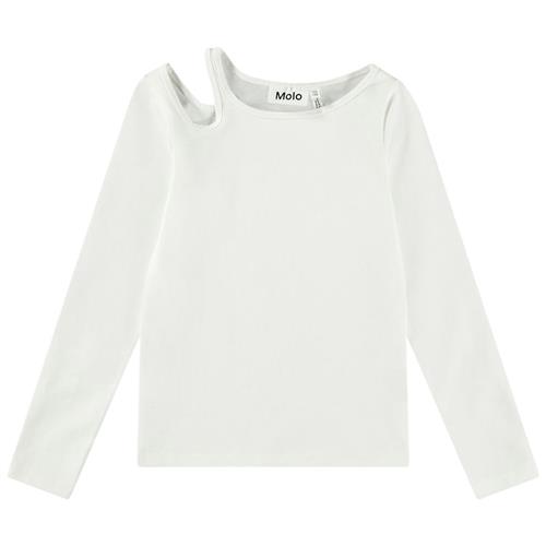 Molo Ramona Long-Sleeved T-Shirt Crisp White 158/164 cm  Hvid  158/164 cm  Piger