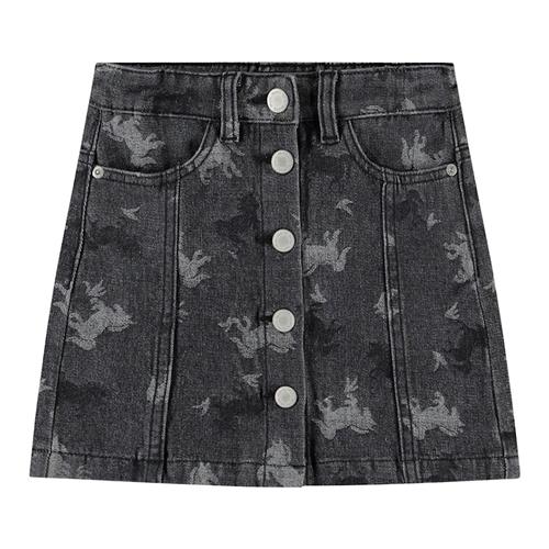 Molo Bera Denim Skirt Giddy-up 110/116 cm  Grå  110/116 cm  Piger
