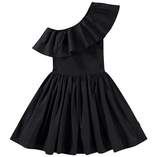 Molo Chloey Short Sleeve Dress Black 98/104 cm  Sort  98/104 cm  Piger