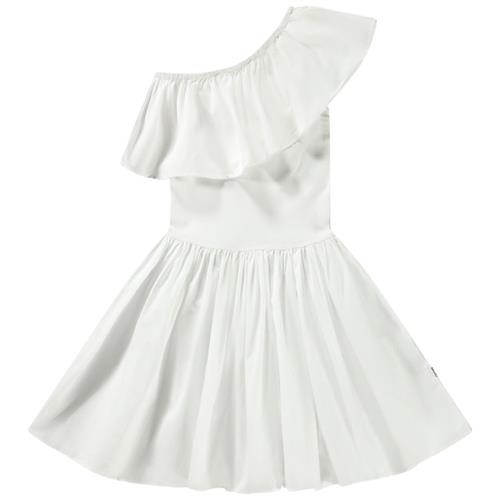 Molo Chloey Short Sleeve Dress Crisp White 92/98 cm  Hvid  92/98 cm  Piger