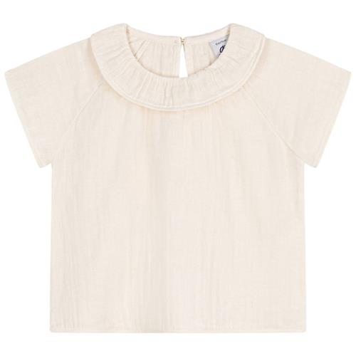 Petit Bateau Bluse Til Baby Cremefarvet 3 Months  Creme  3 måneder  Piger