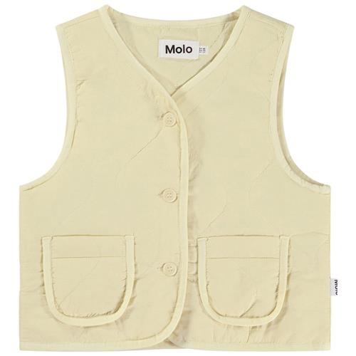 Molo Harriet Vest Pearled Ivory 158/164 cm  Hvid  158/164 cm  Piger