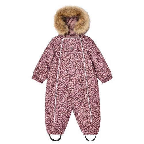 Kuling Val D'Isere Vinter-overtræksdragt Lilac Flower 98 cm  Lilla  98 cm  Piger