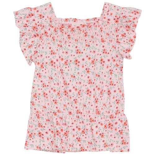 Minymo T-shirt Aop Rosen Quartz 122 cm  Lyserød  122 cm  Piger