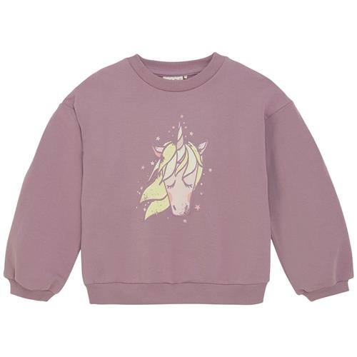 Minymo Sweatshirt Elderberry 92 cm  Lilla  92 cm  Piger